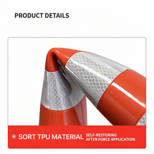 Barriera Stradale Rimovibile in Plastica ad Alta Luminosità con Occhio di Gatto, Dissuasore Riflettente di Grado Ingegneristico con Protezione IP68 - Product Image 5