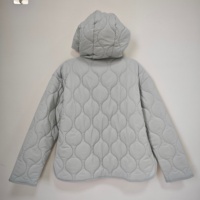 Chaqueta de Invierno Casual Acolchada con Capucha y Cierre de Cremallera para Mujer, Estilo Europeo Americano, Ecológica, Transpirable, de Manga Larga y Estampada