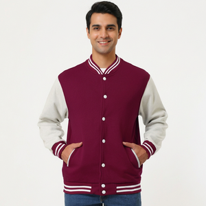 Adjustable Price <b>Men</b> Varsity Jacket Anti Wrinkle Premium Quality lightweight varsity Jacket for man with Fully Customized - Product Image 1