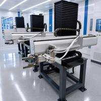 Module de mouvement linéaire économique pour la manutention de matériaux de découpe laser, production continue 24/7, robot à treillis cantilever