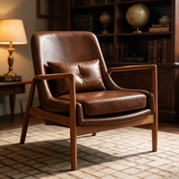Fauteuil d'appoint de luxe léger avec dossier, chaise de coiffeuse pour chambre à coucher, chaise de bureau de loisirs de style nordique pour salon
