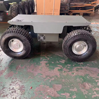 Châssis de robot à roues plates 4x4, brouette électrique 100 kg, transporteur agricole 8x8, chariot utilitaire de jardin avec support OEM