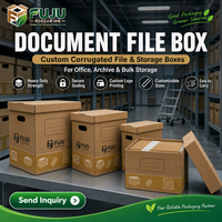 Boîtes en carton ondulé écologiques tendance fabriquées à la main FUJU - Forme personnalisée, doublure personnalisée, impression de logo personnalisée, utilisation multi-industrielle