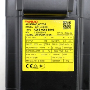 อะไหล่แท้ FANUC A06B-0063-B106 สำหรับเครื่อง CNC Machining Center ใช้งานได้อย่างมั่นคง ระบบอัตโนมัติ - Product Image 3