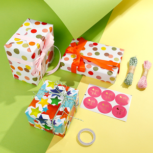 Wholesale 80g Birthday Refreshing Art <b>Paper</b> <b>Tissue</b> 43*300cm Gift Luxury Custom Packaging <b>Wrapping</b> <b>Paper</b> Roll - Product Image 2