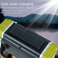 Lampe de camping puissante super lumineuse 18650 torche linterna multifonctionnel usb rechargeable led lampe de poche solaire de camping