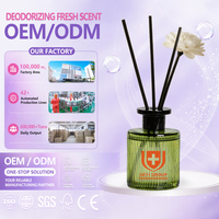 Diffuseur de parfum d'ambiance sans flamme à rayures, écologique, avec huiles essentielles, design personnalisable, pour voiture et maison