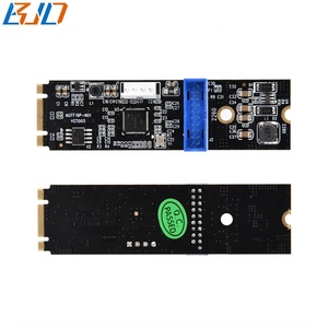 Оптовая Продажа с фабрики, USB 3,0, 19-контактный разъем для NGFF <span class=keywords><strong>M</strong></span>.2, ключ <span class=keywords><strong>M</strong></span> + B интерфейсный адаптер конвертер карты с кабелем питания Molex 4Pin - Product Image 2