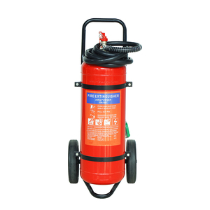 35kg Koolstofstaal brandblusser op wielen, droog poeder, ABC-<span class=keywords><strong>type</strong></span>, met 6A 183B classificatie voor gebruik in tankstations, winkelcentra en fabrieken - Product Image 2