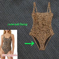 Tissu extensible de haute qualité pour maillots de bain, 85% polyester, 15% élasthanne