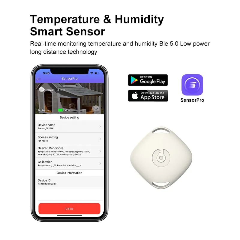 Sigmahit Sensor Suhu Suhu, Sensor Temperatur Cerdas Pencatat Data Suhu Tinggi
