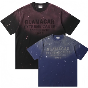 T-shirt haut de gamme à manches courtes imprimé motif croix en fer à cheval et écriture sanskrit, nouvelle collection <span class=keywords><strong>printemps</strong></span>/été - Product Image 4