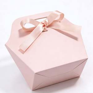 Caja de Regalo de Papel Kraft Ecológica, Biodegradable, Duradera, Reciclable, Reutilizable e Impermeable para Bodas y Fiestas, con Diseño Troquelado - Product Image 3