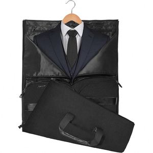 Free Sample Gusseted Travel <b>Garment</b> <b>Bag</b>, Heavy Duty Hanging Suit <b>Bag</b> for Closet Storage, Foldable Suit Cover Protector - Product Image 1