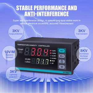 TOKY 4 Dígitos Digital Display Algoritmo <span class=keywords><strong>PID</strong></span> <span class=keywords><strong>Auto</strong></span> <span class=keywords><strong>Tuning</strong></span> Umidade e Temperatura Controlador - Product Image 3