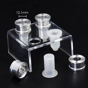 طقم أدوات صنع قوالب أحمر الشفاه المصنوعة من السيليكون لمستحضرات التجميل DIY بحجم 12.1 مم مع أداة إزالة ووضع أحمر الشفاه - Product Image 1