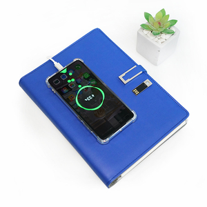 <span class=keywords><strong>Agenda</strong></span> Inteligente de Cuero Lork 2026 con Banco de Energía de 8000mAh y Memoria USB - Encuadernación en Espiral - Logotipo Personalizado - <span class=keywords><strong>Agenda</strong></span> Ejecutiva A5 - Product Image 1