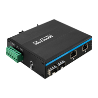 Switch Jaringan Fiber Gigabit 4-Port Kelas Industri Olycom yang Diperkuat
