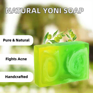OEM/ODM Wholesale Natural Organic Herbal Yoni <b>Soap</b> Anti-Bacteria Skin Whitening Anti-Acne Color Mixed Handmade Solid Toilet <b>Soap</b> - Product Image 2