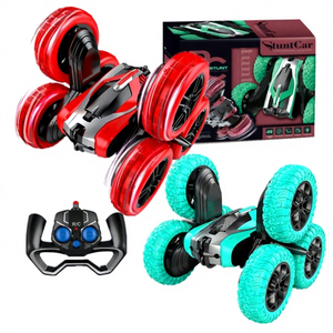 Coche de Derrape a Control Remoto de 4 Canales con Rotación de 360 Grados, Volteo y Brazo Giratorio de Seis Ruedas, Acrobacias, Cable USB Incluido, Listo para Usar - Product Image 1