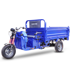 Elektrische Driewielige Motorfiets Driewieler Landbouwvoertuig Open Vracht Huishouden Dump Truck - Product Image 1