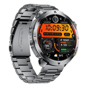 MT68 Outdoor Smart <b>Watch</b> with Built-in LED Flashlight 4days Battery IP68 <b>Waterproof</b> 44-49mm Screen 100 Sports Modes - Product Image 3
