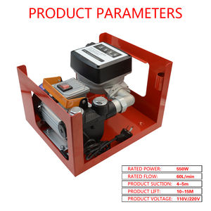 Kraftstoffzapfsäule 220V 110V Niederdruck mit Anzeige Kraftstoffpumpe mit Automatischer Abschaltung bei Volleinlauf OEM Ölpumpenset - Product Image 4