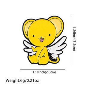 เข็มกลัดโลหะ 5 แบบ งานฝีมือ DIY ลายการ์ดแคปเตอร์ซากุระ คิโนโมโตะ ซากุระ เครื่องประดับแฟชั่น ลายการ์ตูน โลหะผสม อนิเมะ - Product Image 2