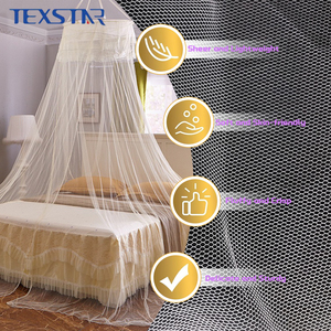 <span class=keywords><strong>Tela</strong></span> de Tul Hexagonal de Poliéster de Alta Calidad al por Mayor para Mosquiteras, Faldones de Novia y Telas Textiles de Malla - Product Image 4