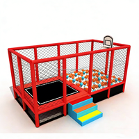 Parc de trampolines mobile, saut à l'élastique commercial intérieur et extérieur, airbags de sécurité pour enfants et adultes, rebondissement durable