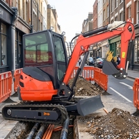 LIVRAISON GRATUITE Mini-excavatrice sur chenilles 2 tonnes 2,5 tonnes 1,8T Norme EPA EURO 5 Service après-vente gratuit Petite excavatrice