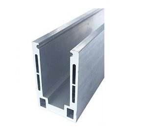 מעקה זכוכית ברזל בסיס נעל אלומיניום - Product Image 3