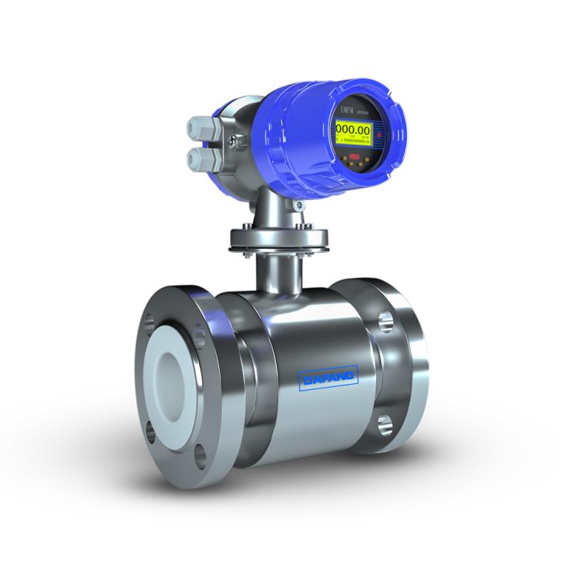 4-20mA Cairan Pulsa 50 Caudalimetro 8 Inci LCD Flowmeter Magnetik Metidor De Flujo De Agua DN25 Pengukur Aliran Elektromagnetik