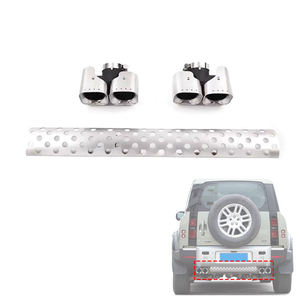 Tubos de escape de coche de doble salida de acero inoxidable OEM de alta calidad para Land Rover Defender 90 110 130 - Product Image 1