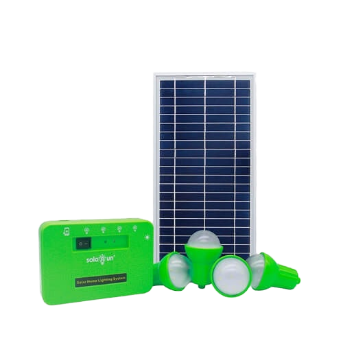 Off-Grid Solar MPPT Home Backup Generator Plug Play Indoor Kit System Lithium Iron Phosphate Battery 10W Polycrystalline Panel