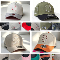 Casquette de baseball ajustable, unisexe, à calotte rigide, brodée, protection solaire, pour sports de plein air, nouveau design à fermeture à pression