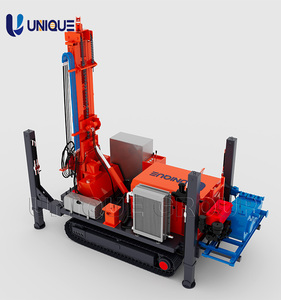 Plataforma de perforación de pozo de agua sobre orugas portátil de alta eficiencia de 600m de profundidad con bomba de caja de cambios y componentes de núcleo de rodamiento - Product Image 6