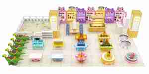 Trẻ Em Của 1.8M Bàn Gỗ Với Eva Khối Tường Sân Chơi Trong Nhà Bàn Trò Chơi Cho Trẻ Em Nhà Sử Dụng Khối Miếng Đệm Bằng Gỗ Giáo Dục Đồ Chơi - Product Image 4