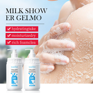 Gel douche au lait de chèvre, soin hydratant et lissant, fabriqué par l'usine OEM. - Product Image 6