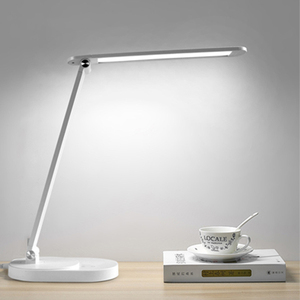 Lámpara de Escritorio LED de Aleación de Aluminio Ajustable, Control Táctil, Cuidado de la Vista, 3000K, Blanco Cálido, Diseño Minimalista, Logotipo Personalizado, Lámpara de Mesa - Product Image 2