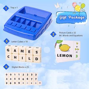 Giocattoli educativi <span class=keywords><strong>di</strong></span> ortografia della lettera <span class=keywords><strong>di</strong></span> corrispondenza prescolare del <span class=keywords><strong>gioco</strong></span> <span class=keywords><strong>di</strong></span> matematica <span class=keywords><strong>di</strong></span> apprendimento educativo per i bambini - Product Image 4