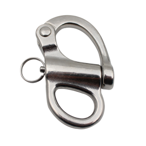 <span class=keywords><strong>Manille</strong></span> à ressort fixe <span class=keywords><strong>autobloquante</strong></span> marine en acier inoxydable 316 Produit de fixation - Product Image 2