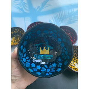 Handmade Traditional Vietnamese Mother of Pearl Coconut Bowls Artistic Handmade <b>Lacquerware</b> Bowls Cheap Price - Product Image 4