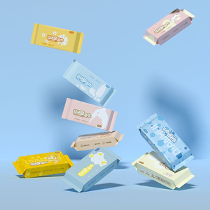 Toallitas Húmedas Desechables para Bebés en Paquetes Individuales, Toallitas Limpiadoras Suaves para Manos y Cara, Toallitas Sanitarias Portátiles para el Cuidado Diario de Mamá y Bebé - Product Image 3