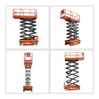 Plateforme élévatrice à ciseaux autopropulsée KCCL KNSL, plateforme de 4 à 13,8 m, capacité de 227 à 550 kg, plateforme de travail aérien mobile électrique