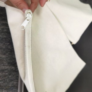 Custom Logo Size Women Travel Make up <b>Bag</b> Large Capacity Money Cotton Canvas Makeup Pouch Cosmetic <b>Bag</b> With Zipper - Product Image 5