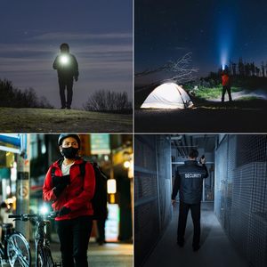 1000 Lumens Micro USB Flashlight 360 Degree Zoomable LED COB Lantern With Magnetic Base for Camping Work Tactical Torch <b>Light</b> - Product Image 6