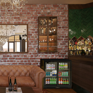 Hai cửa mini đồ uống tủ lạnh hiển thị mát trở lại Bar bia chai Ba cửa trượt Showcase tủ lạnh tủ đông - Product Image 6