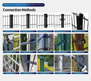 Clôture en treillis soudé <span class=keywords><strong>double</strong></span> <span class=keywords><strong>fil</strong></span> 2D de qualité supérieure TLWY Custom Height Malaysia Yard Link 656/868 pour jardin - Product Image 4
