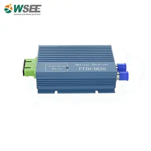 WSEE ricevitore ottico mininodo AGC WDM filtro CATV ottico ftth fabbrica a uscita singola prezzo di fabbrica